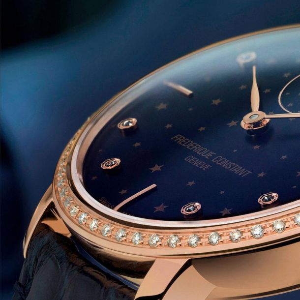 Frederique Constant Slimline Moonphase Stars Manufacture Diamond