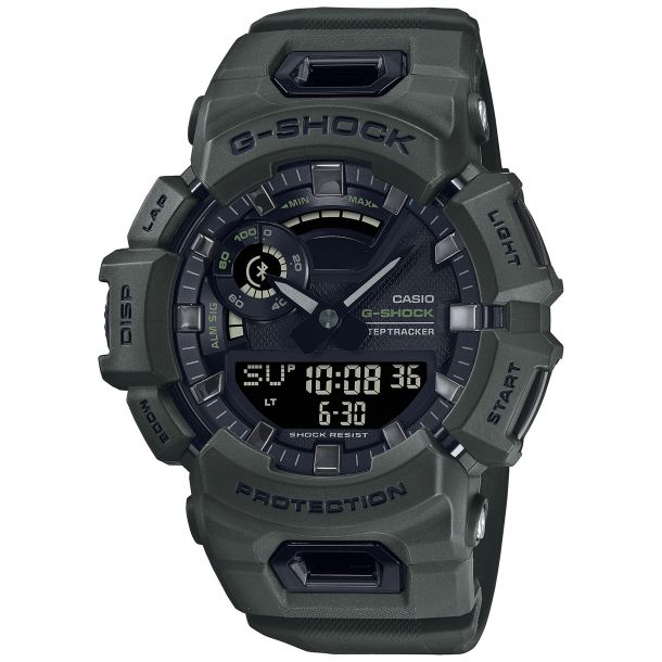 G Shock G Squad GBD 900 Series Dark Green Resin Watch GBA900UU 3A REEDS Jewelers