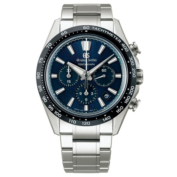 Grand Seiko Evolution 9 Tentagraph Chronograph Blue Dial Titanium Watch 43.2mm SLGC001 REEDS Jewelers