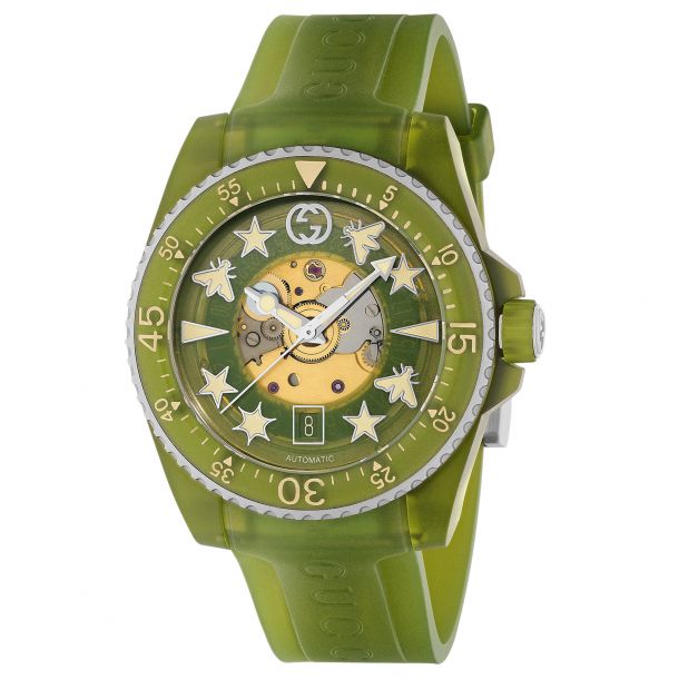 ポ*チ様 GUCCI 時計　DIVE GUCCI（グッチ） 【当店限定】 メンズ 時計 DIVE ダイブ 自動巻 カーキ