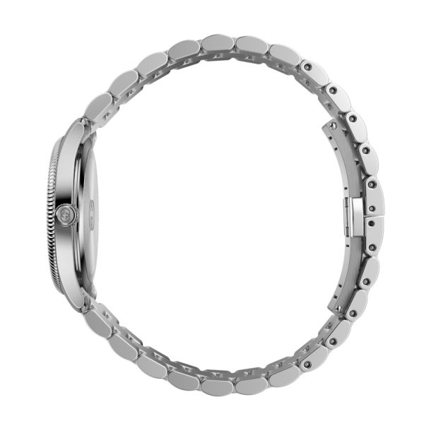 Gucci G-Timeless Mother of Pearl Diamond Dial Stainless