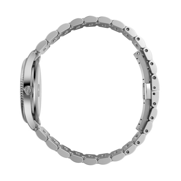 Gucci G-Timeless Pink Mother of Pearl Diamond Dial Stainless Steel