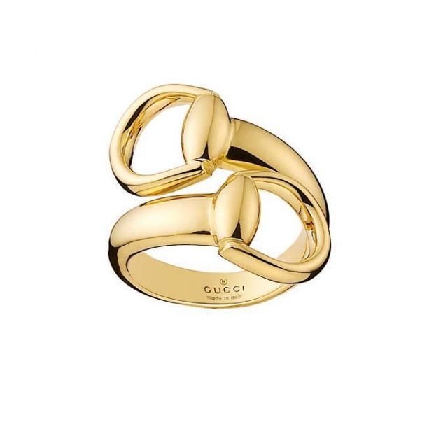 Gucci Horsebit Ring in 18k Yellow Gold - Size 7