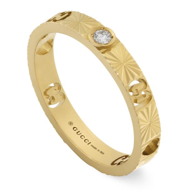Gucci gold band ring on sale