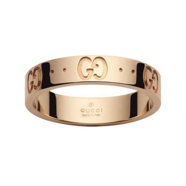 steen Groenland binnenkomst Gucci Icon Thin Band Ring, Rose Gold - Size 6.75 | REEDS Jewelers