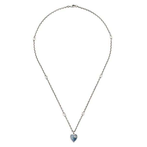 Necklace with heart pendant gucci new arrivals