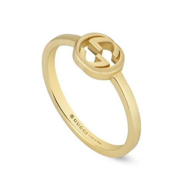 Interlocking gg sale ring