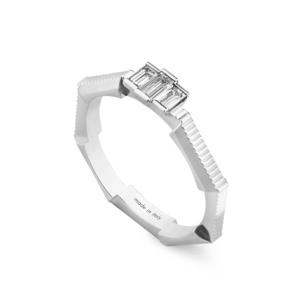 Gucci Link To Love Diamond Engagement Ring 1 4ctw