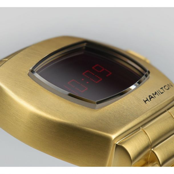 Hamilton American Classic PSR Digital Quartz Gold Tone Limited Edition Watch H52424130