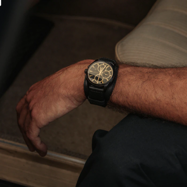 Hamilton Jazzmaster Automatic Chronograph Black Leather Strap Watch | 42mm  | H32506730