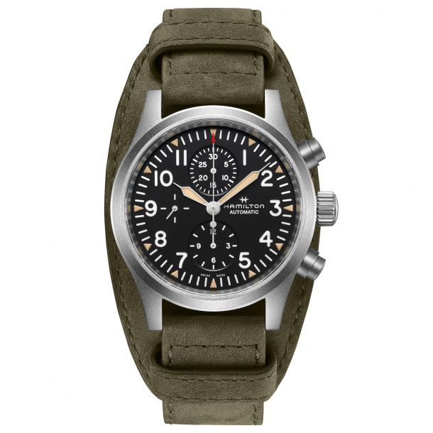 Hamilton Khaki Field Titanium Automatic Chronograph Leather