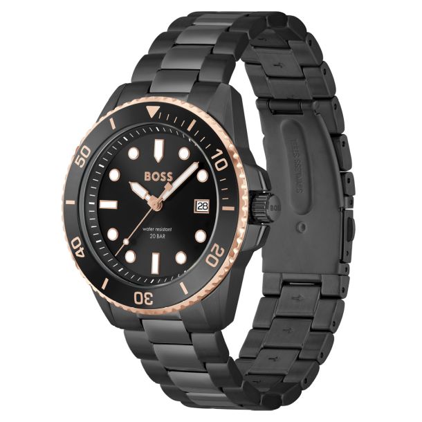 Hugo boss deals ion plated watch