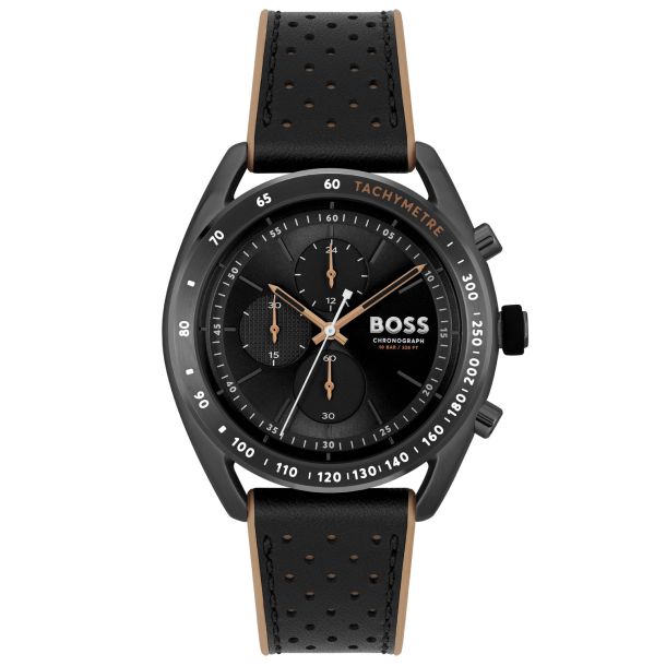 Hugo boss black watch strap outlet