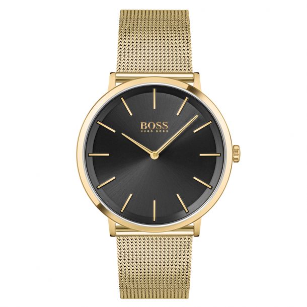 Hugo boss black gold watch shop