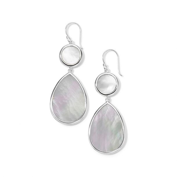 IPPOLITA Dot Teardrop Earring in Sterling Silver POLISHED ROCK CANDY