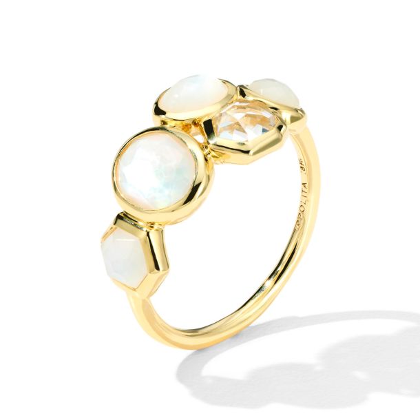 IPPOLITA Gelato 5 Stone Yellow Gold Cluster Ring in Flirt ROCK CANDY Size 7 REEDS Jewelers