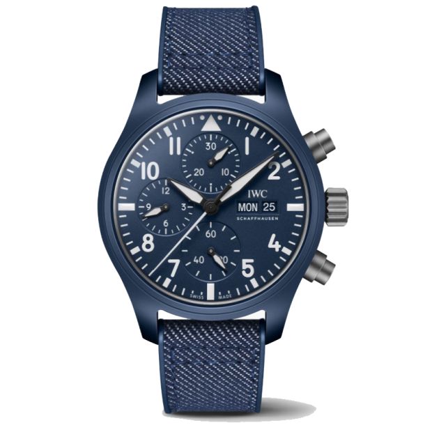 IWC Pilot s Chronograph 41 Top Gun Oceana Blue Watch 41.9mm