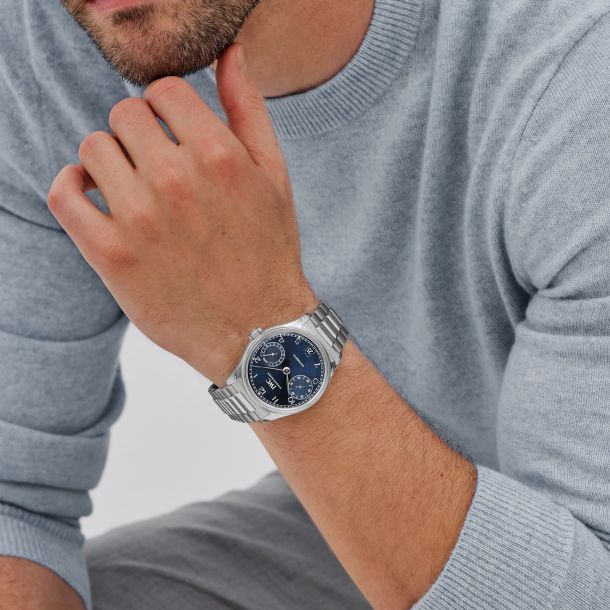 Iwc portugieser automatic blue dial shop
