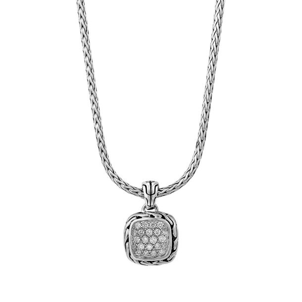 John Hardy Classic Chain Diamond Pendant 1 5ctw REEDS Jewelers