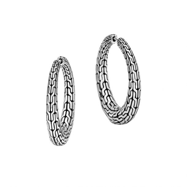 John hardy classic chain hoop earrings shop