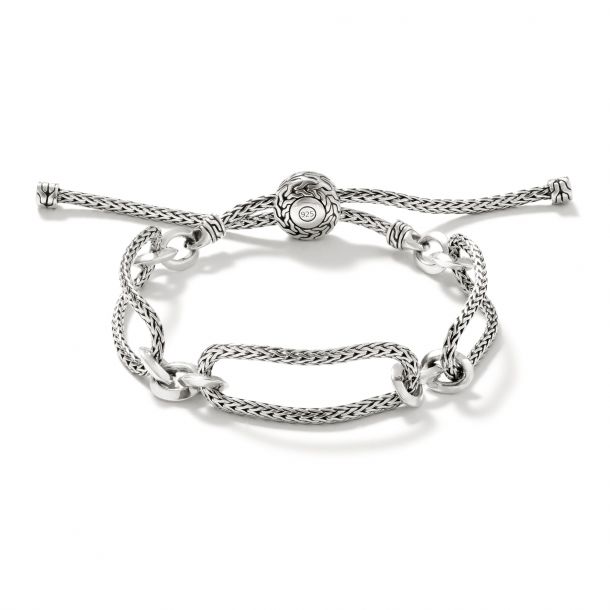 Silver pull bracelet sales