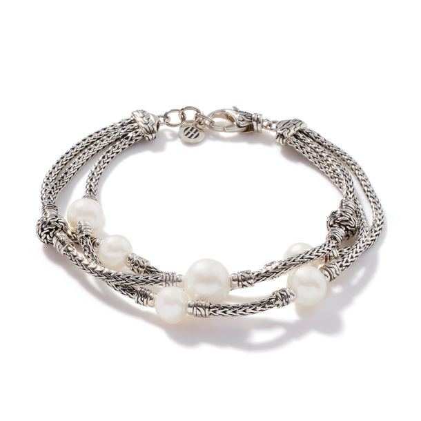 Color Blossom BB Multi-Motifs Bracelet, Pink Gold, White Mother-Of-Pearl  And Diamonds - Categories