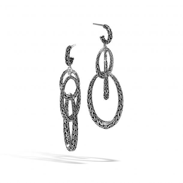 John hardy classic chain drop earrings clearance