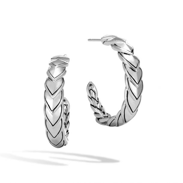 John hardy naga hoop earrings top