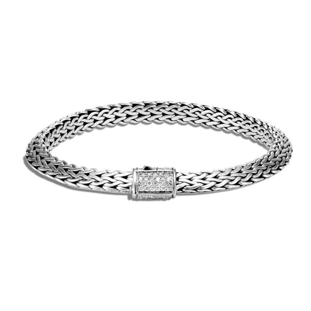 John hardy classic chain hotsell bracelet with diamonds