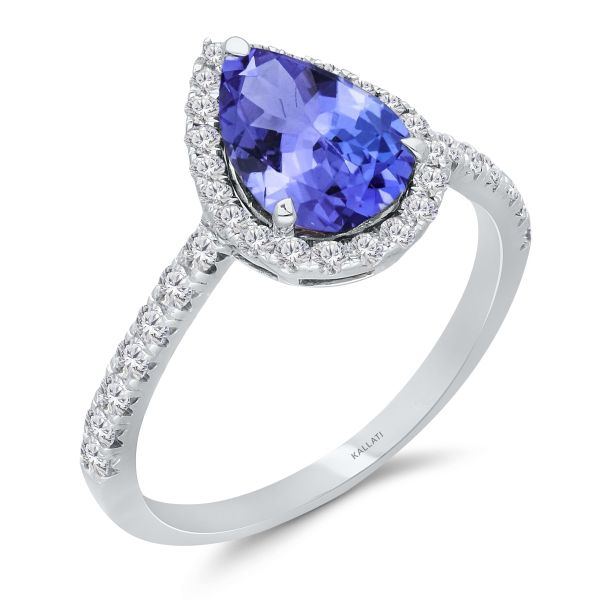 Kallati tanzanite ring top