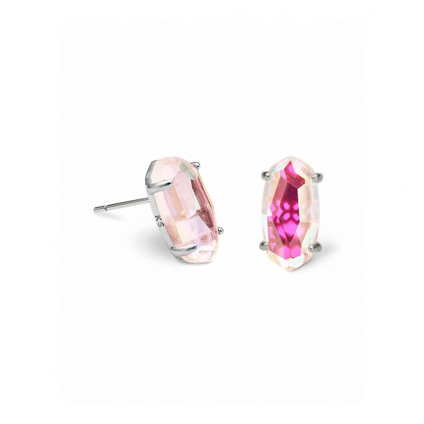 Kendra Scott Betty Earrings in Clear Rhodium Plated REEDS Jewelers