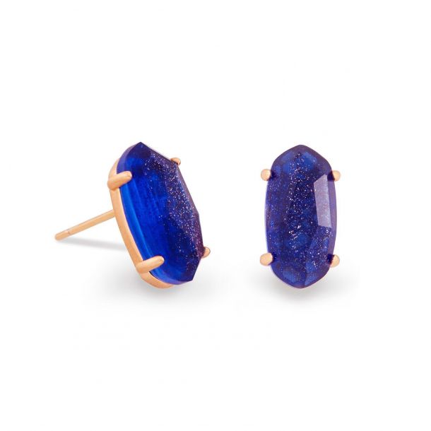 Kendra scott navy best sale blue earrings
