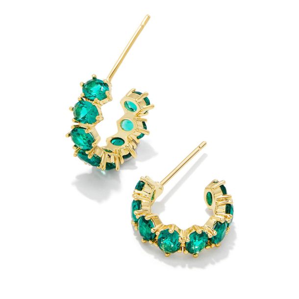 Kendra scott emerald discount earrings
