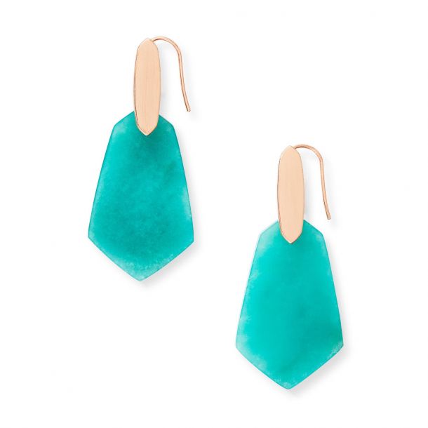 Kendra Scott Camila Earrings in Teal Quartzite