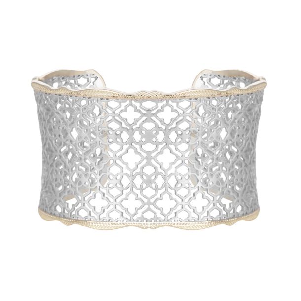 Kendra Scott Candice Cuff Bracelet in Silver Tone REEDS Jewelers