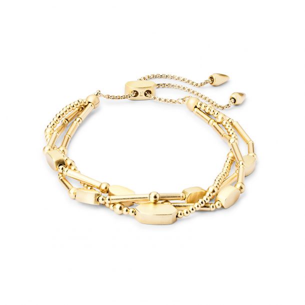 Chantal beaded shop bracelet in gold