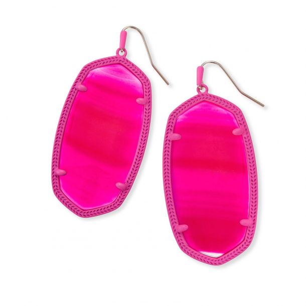 Hot pink kendra scott earrings best sale