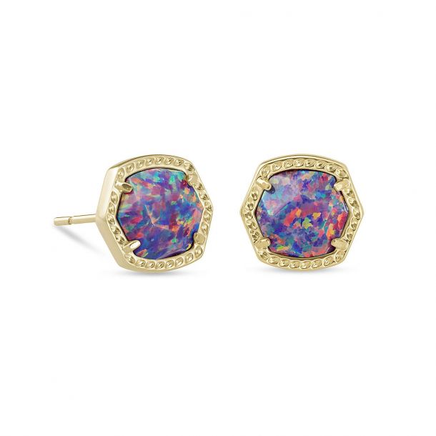 Kendra scott blue opal earrings store