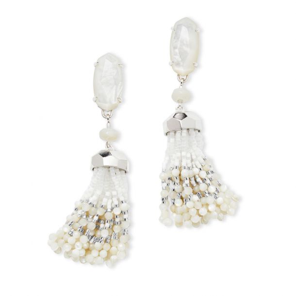 Kendra Scott Dove Earrings in Ivory Mother of Pearl
