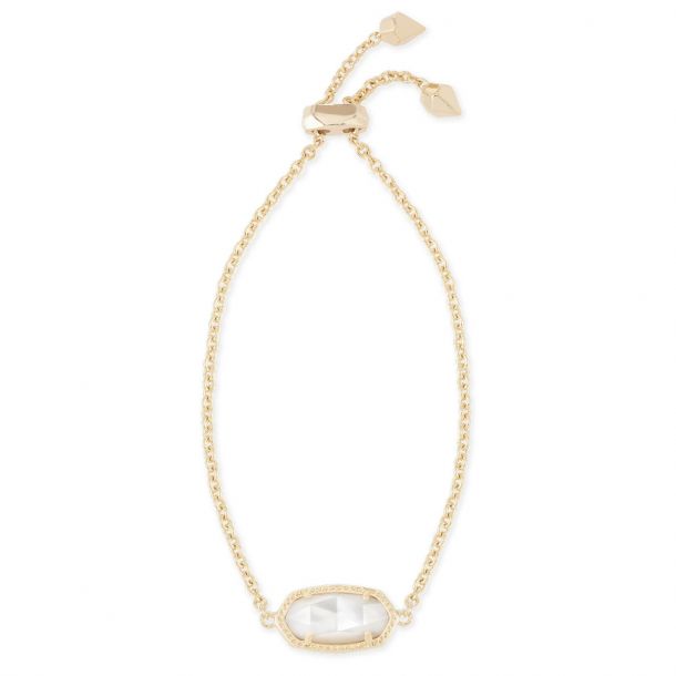 Kendra Scott Elaina Adjustable Chain Bracelet in Ivory
