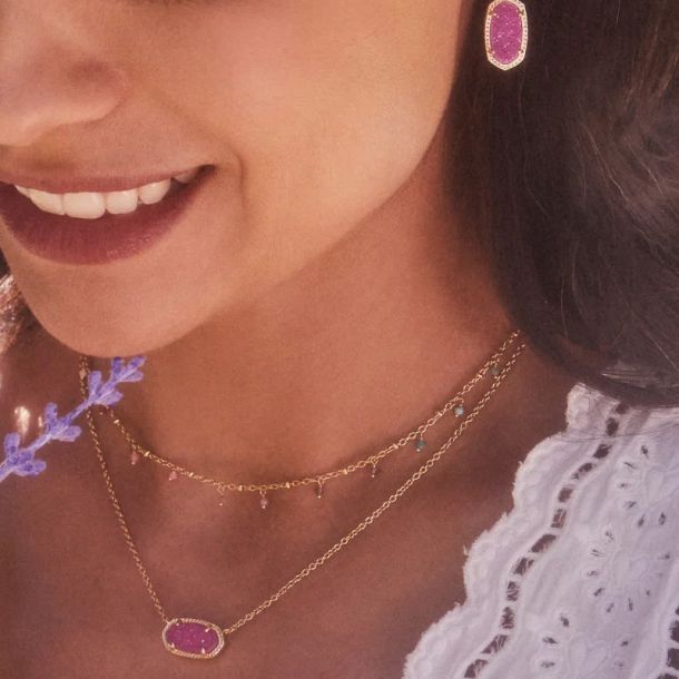 Kendra scott purple jade top