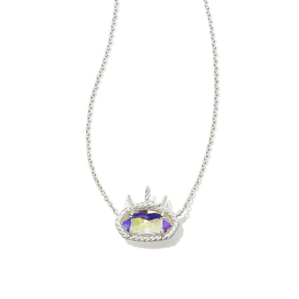 Kendra Scott Elisa Unicorn Short Pendant Necklace in Dichroic