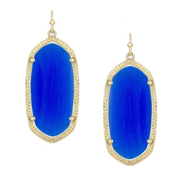 Royal blue kendra scott earrings on sale