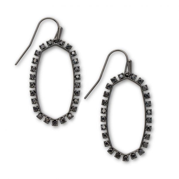 Kendra scott black danielle earrings online