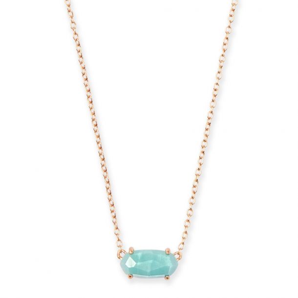 Teal kendra scott top necklace