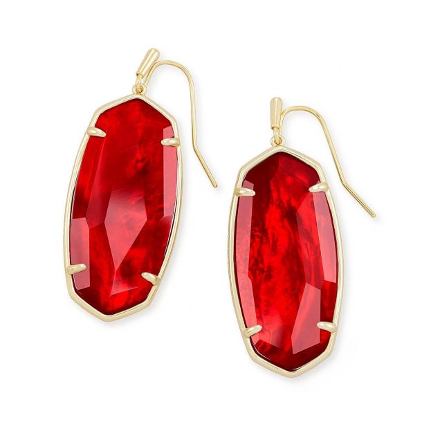 Kendra scott red elle earrings sales