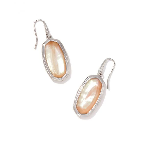 Kendra Scott Framed Dani Drop Earrings in Golden Abalone Shell REEDS Jewelers