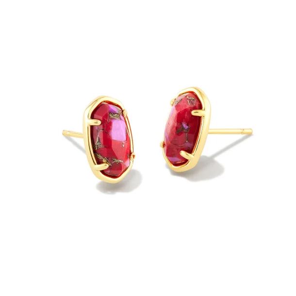 Kendra scott ruby red earrings shop
