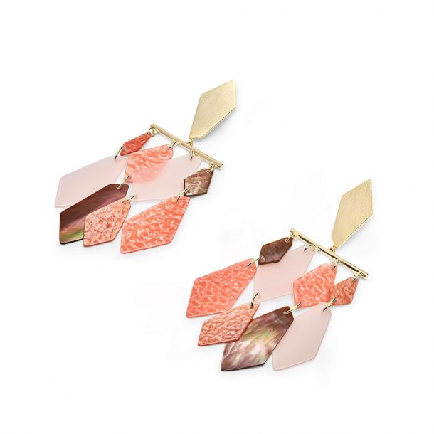 Kendra Scott Hanna Earrings in Peach Mix REEDS Jewelers