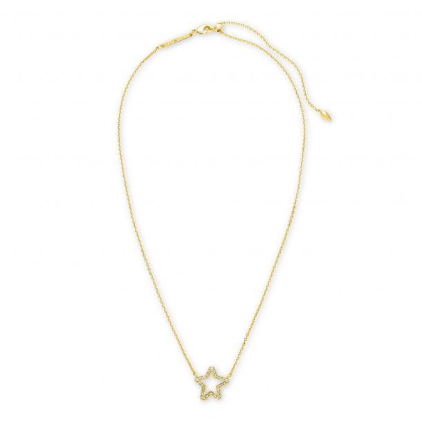 Shop Kendra Scott Ada 14K-Gold-Plated Star Charm Necklace